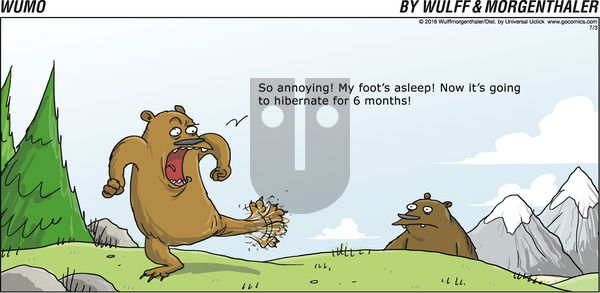 WuMo on Sunday July 3, 2016 Comic Strip