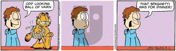 Garfield - Tuesday May 11, 2010 Comic Strip