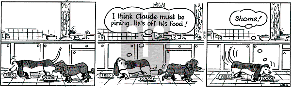 Fred Basset on Wednesday September 10, 2003 Comic Strip