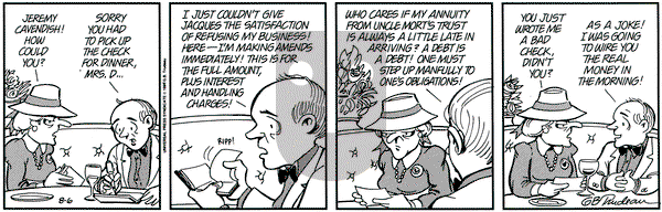 Doonesbury on Saturday August 6, 1994 Comic Strip