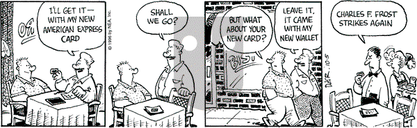 Betty on Saturday October 5, 1996 Comic Strip