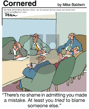 Cornered on Monday December 13, 2010 Comic Strip