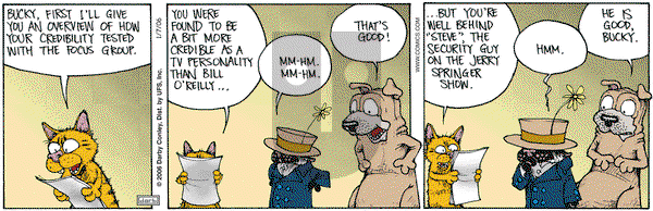 Get Fuzzy on Saturday January 7, 2006 Comic Strip