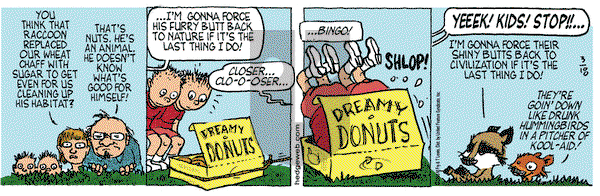 Over the Hedge on Saturday March 18, 2006 Comic Strip
