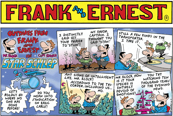 Frank and Ernest on Sunday June 4, 2006 Comic Strip