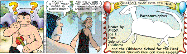 Alley Oop on Friday February 6, 2009 Comic Strip