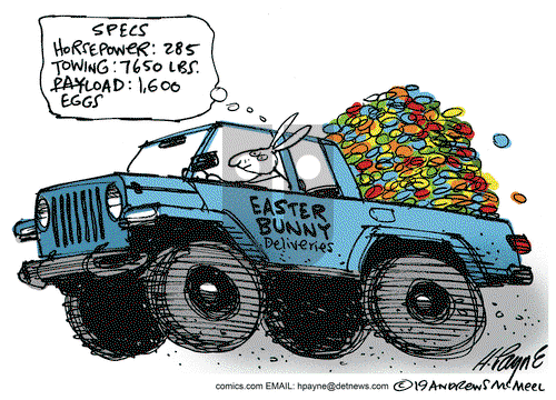 Henry Payne on Friday April 19, 2019 Comic Strip