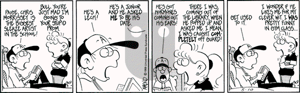 FoxTrot on Wednesday May 10, 1989 Comic Strip