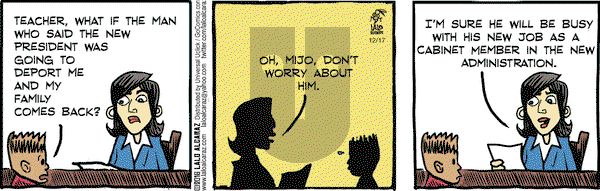 La Cucaracha on Saturday December 17, 2016 Comic Strip