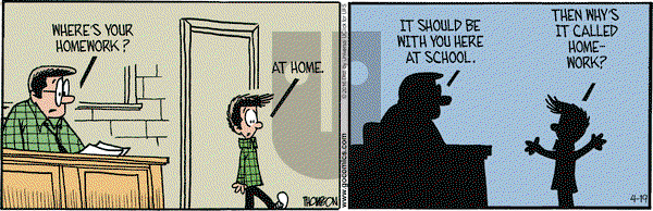 Grand Avenue on Tuesday April 19, 2016 Comic Strip