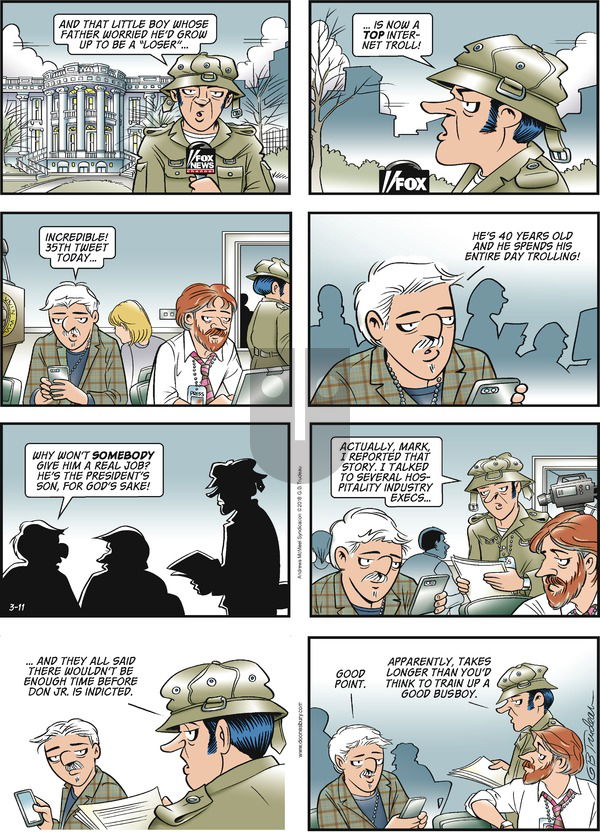 Doonesbury on Sunday March 11, 2018 Comic Strip