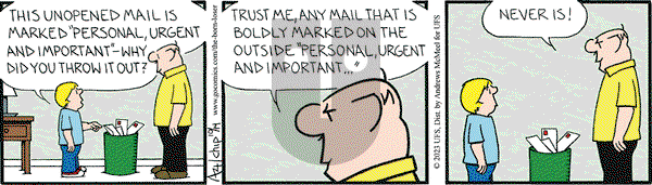 The Born Loser on Saturday October 14, 2023 Comic Strip