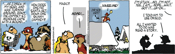 Over the Hedge on Tuesday December 19, 2017 Comic Strip