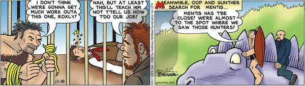 Alley Oop on Thursday November 16, 2017 Comic Strip