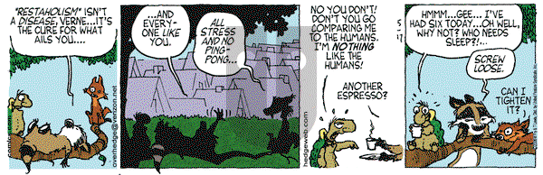 Over the Hedge on Wednesday May 17, 2006 Comic Strip