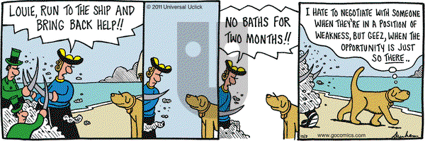 Overboard on Wednesday December 7, 2011 Comic Strip