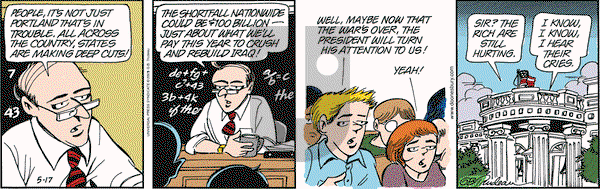 Doonesbury on Saturday May 17, 2003 Comic Strip