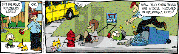 The Buckets on Saturday October 29, 2011 Comic Strip