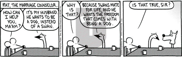 Pearls Before Swine on Friday March 14, 2003 Comic Strip