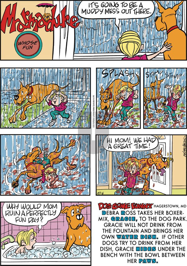 Marmaduke on Sunday October 6, 2019 Comic Strip