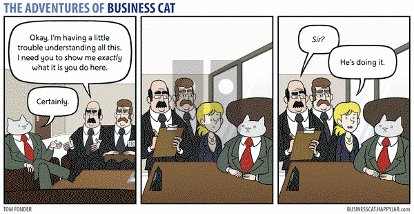 The Adventures of Business Cat - Monday September 25, 2017 Comic Strip