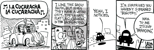 La Cucaracha on Saturday July 19, 2003 Comic Strip