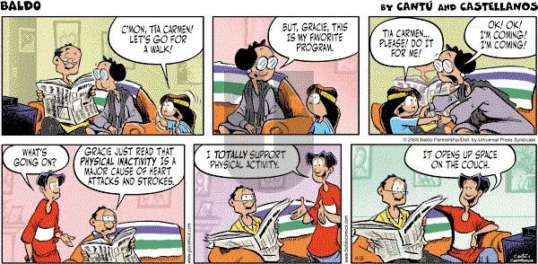 Baldo - Sunday April 6, 2008 Comic Strip