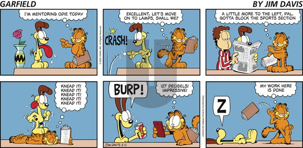 Garfield on Sunday May 11, 2025 Comic Strip