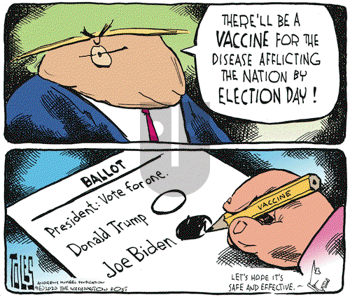 Tom Toles on Monday September 14, 2020 Comic Strip