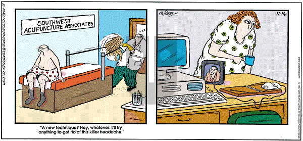 Close to Home - Sunday November 16, 1997 Comic Strip