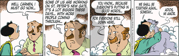 Baldo on Thursday January 25, 2001 Comic Strip