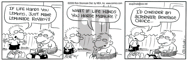 Soup to Nutz - Old on Thursday June 29, 2006 Comic Strip