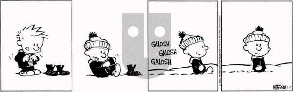 Calvin and Hobbes - Saturday January 7, 2017 Comic Strip