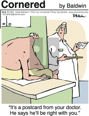 Cornered on Wednesday October 3, 2001 Comic Strip