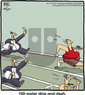 In the Bleachers on Monday September 11, 2017 Comic Strip