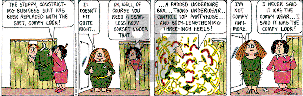 Cathy Classics on Thursday October 7, 1999 Comic Strip