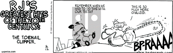 Over the Hedge on Saturday June 12, 1999 Comic Strip