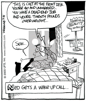 Reality Check on Monday July 31, 2000 Comic Strip
