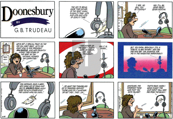Doonesbury on Sunday June 25, 1989 Comic Strip