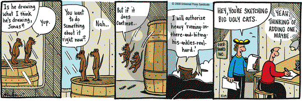 Overboard on Saturday March 29, 2008 Comic Strip