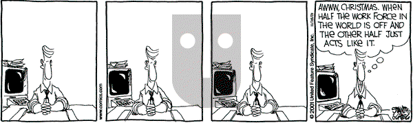The Buckets on Friday December 28, 2001 Comic Strip