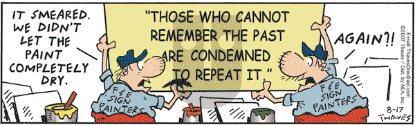 Frank and Ernest on Friday August 17, 2007 Comic Strip