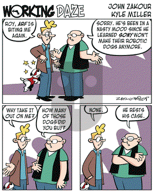Working Daze on Monday March 13, 2006 Comic Strip
