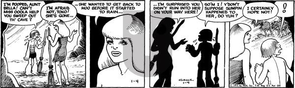 Alley Oop on Thursday January 4, 1973 Comic Strip