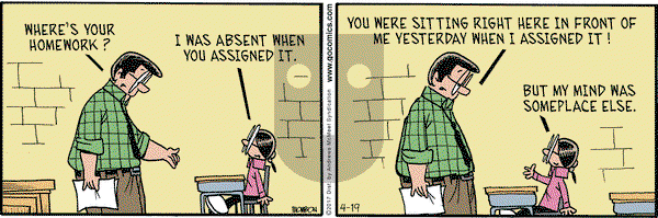 Grand Avenue on Wednesday April 19, 2017 Comic Strip