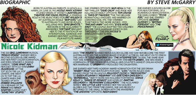 Biographic on Sunday November 8, 2020 Comic Strip