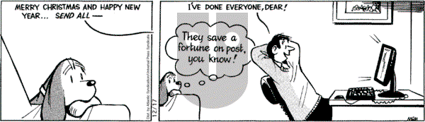 Fred Basset on Monday December 17, 2007 Comic Strip