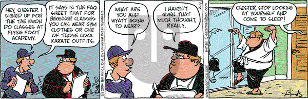 Cleats on Wednesday March 17, 2004 Comic Strip