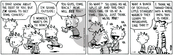 Calvin and Hobbes on Thursday January 18, 1990 Comic Strip