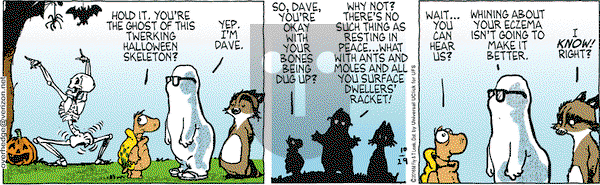 Over the Hedge on Saturday October 29, 2016 Comic Strip